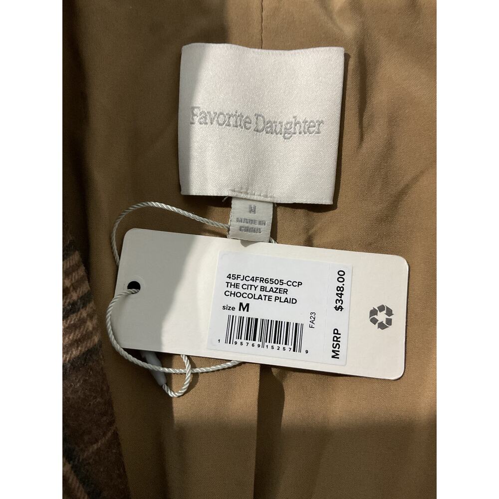Favorite Daughter 'The City' Tan Wool Blend Blazer Size M - NWT - Picture 5 of 5